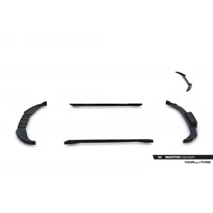 Maxton Design Version 1 Spoiler-Set geeignet für Seitenschweller, Frontstoßstange, Heckstoßstange und Kofferraum des Cupra Terramar nach 2024, Glänzend Schwarz-image-6349731