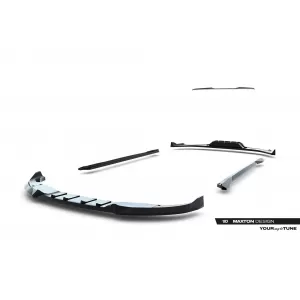 Maxton Design Version 1 Spoiler-Set geeignet für Seitenschweller, Frontstoßstange, Heckstoßstange und Kofferraum des Cupra Terramar nach 2024, Glänzend Schwarz-image-6349732