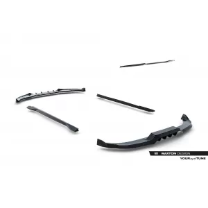 Maxton Design Version 1 Spoiler-Set geeignet für Seitenschweller, Frontstoßstange, Heckstoßstange und Kofferraum des Cupra Terramar nach 2024, Glänzend Schwarz-image-6349733