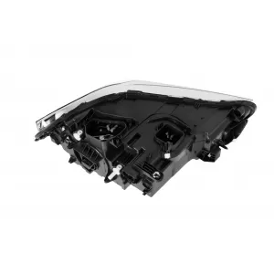 Linker LED-Scheinwerfer geeignet für BMW X1 F48 2016-2019 mit Chromverkleidung und schwarzem Sockel-image-6349800