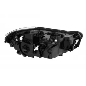 Linker LED-Scheinwerfer geeignet für BMW X1 F48 2016-2019 mit Chromverkleidung und schwarzem Sockel-image-6349801