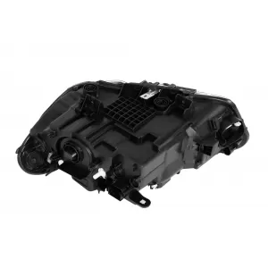 Rechtes LED-Scheinwerfer geeignet für BMW X1 F48 2016-2019 mit Chromverkleidung und schwarzem Sockel-image-6349807