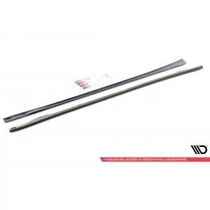 Maxton Design Spoiler-Set geeignet für Seitenschweller, Frontstoßstange, Heckstoßstange und Kofferraum des Dodge Charger RT 2014-2023, Gloss Black-image-6349821