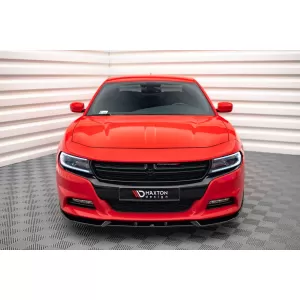 Maxton Design Spoiler-Set geeignet für Seitenschweller, Frontstoßstange, Heckstoßstange und Kofferraum des Dodge Charger RT 2014-2023, Gloss Black-image-6349827