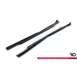 Maxton Design Spoilerset geeignet für Seitenschweller, Front- und Heckstoßstange des Dodge Charger RT Scat Pack Widebody 2019-2023, Hochglanzschwarz-image-6349845