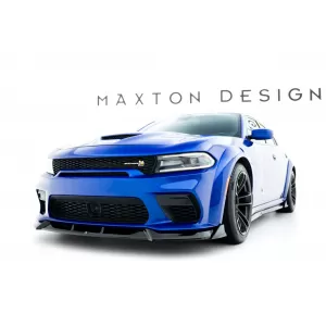Maxton Design Spoilerset geeignet für Seitenschweller, Front- und Heckstoßstange des Dodge Charger RT Scat Pack Widebody 2019-2023, Hochglanzschwarz-image-6349850