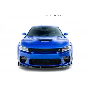 Maxton Design Spoilerset geeignet für Seitenschweller, Front- und Heckstoßstange des Dodge Charger RT Scat Pack Widebody 2019-2023, Hochglanzschwarz-image-6349851