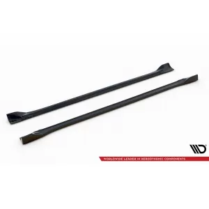 Maxton Design Spoilerset geeignet für Seitenschweller, Front- und Heckstoßstange des Dodge Challenger SRT Hellcat Widebody 2015-2023, Glänzend Schwarz-image-6349882