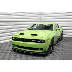 Maxton Design Spoilerset geeignet für Seitenschweller, Front- und Heckstoßstange des Dodge Challenger SRT Hellcat Widebody 2015-2023, Glänzend Schwarz-image-6349888