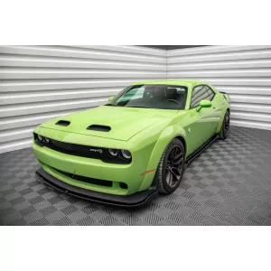 Maxton Design Spoilerset geeignet für Seitenschweller, Front- und Heckstoßstange des Dodge Challenger SRT Hellcat Widebody 2015-2023, Glänzend Schwarz-image-6349889