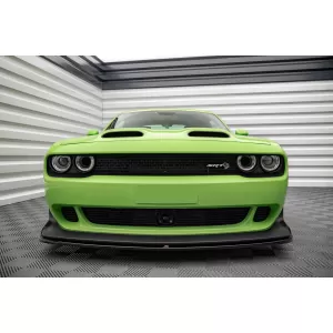 Maxton Design Spoilerset geeignet für Seitenschweller, Front- und Heckstoßstange des Dodge Challenger SRT Hellcat Widebody 2015-2023, Glänzend Schwarz-image-6349890