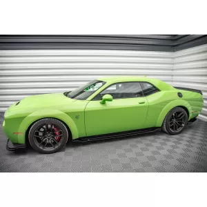 Maxton Design Spoilerset geeignet für Seitenschweller, Front- und Heckstoßstange des Dodge Challenger SRT Hellcat Widebody 2015-2023, Glänzend Schwarz-image-6349891
