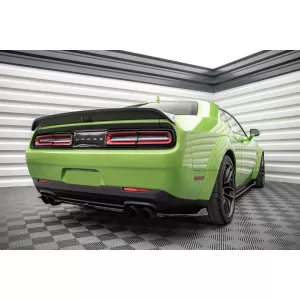 Maxton Design Spoilerset geeignet für Seitenschweller, Front- und Heckstoßstange des Dodge Challenger SRT Hellcat Widebody 2015-2023, Glänzend Schwarz-image-6349894