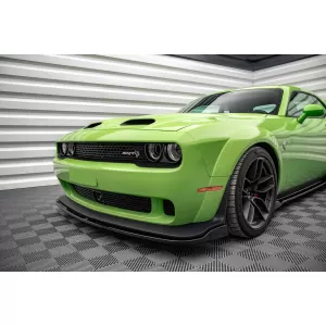 Maxton Design Spoilerset geeignet für Seitenschweller, Front- und Heckstoßstange des Dodge Challenger SRT Hellcat Widebody 2015-2023, Glänzend Schwarz-image-6349898