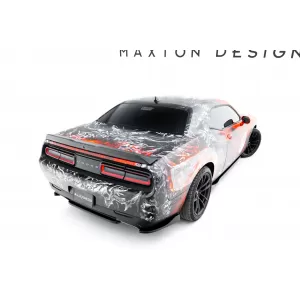 Maxton Design Spoilerset geeignet für Seitenschweller, Front- und Heckstoßstange des Dodge Challenger GT 2014-2023, Glänzend Schwarz-image-6349915