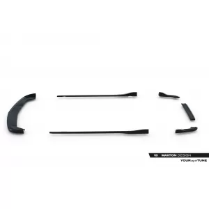 Maxton Design Spoilerset geeignet für Seitenschweller, Front-, Heckstoßstange und Kofferraum des Dodge Challenger RT 2014-2023, Glänzend Schwarz-image-6349922
