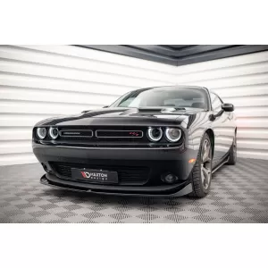 Maxton Design Spoilerset geeignet für Seitenschweller, Front-, Heckstoßstange und Kofferraum des Dodge Challenger RT 2014-2023, Glänzend Schwarz-image-6349926