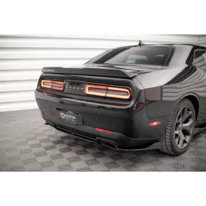 Maxton Design Spoilerset geeignet für Seitenschweller, Front-, Heckstoßstange und Kofferraum des Dodge Challenger RT 2014-2023, Glänzend Schwarz-image-6349932