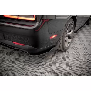 Maxton Design Spoilerset geeignet für Seitenschweller, Front-, Heckstoßstange und Kofferraum des Dodge Challenger RT 2014-2023, Glänzend Schwarz-image-6349935
