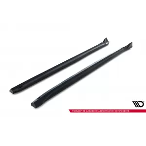 Maxton Design Spoilerset geeignet für Seitenschweller, Front-, Heckstoßstange und Kofferraum des Abarth 500e nach 2023, Glänzend Schwarz-image-6349940