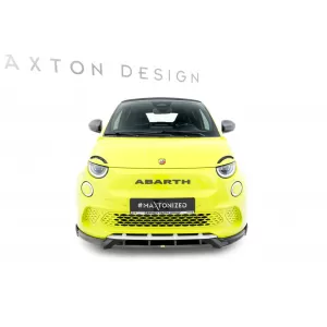 Maxton Design Spoilerset geeignet für Seitenschweller, Front-, Heckstoßstange und Kofferraum des Abarth 500e nach 2023, Glänzend Schwarz-image-6349946