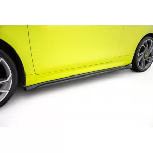 Maxton Design Spoilerset geeignet für Seitenschweller, Front-, Heckstoßstange und Kofferraum des Abarth 500e nach 2023, Glänzend Schwarz-image-6349949