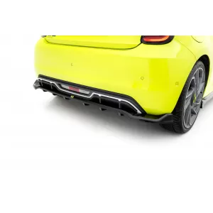 Maxton Design Spoilerset geeignet für Seitenschweller, Front-, Heckstoßstange und Kofferraum des Abarth 500e nach 2023, Glänzend Schwarz-image-6349952