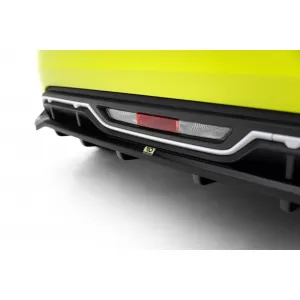 Maxton Design Spoilerset geeignet für Seitenschweller, Front-, Heckstoßstange und Kofferraum des Abarth 500e nach 2023, Glänzend Schwarz-image-6349953
