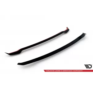 Maxton Design Spoilerset geeignet für Seitenschweller, Front-, Heckstoßstange und Kofferraum des Ford Explorer XLT 2019-2024, Glänzend Schwarz-image-6349964