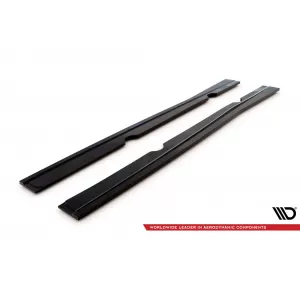 Maxton Design Version 1 Spoiler-Set geeignet für Seitenschweller, Front-, Heckstoßstange und Kofferraum des Ford Fiesta ST 2013-2017, Glänzend Schwarz-image-6349978