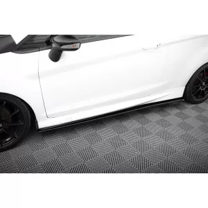 Maxton Design Version 1 Spoiler-Set geeignet für Seitenschweller, Front-, Heckstoßstange und Kofferraum des Ford Fiesta ST 2013-2017, Glänzend Schwarz-image-6349990