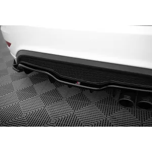 Maxton Design Version 1 Spoiler-Set geeignet für Seitenschweller, Front-, Heckstoßstange und Kofferraum des Ford Fiesta ST 2013-2017, Glänzend Schwarz-image-6349993