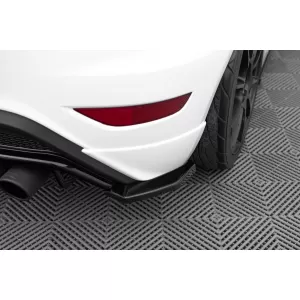 Maxton Design Version 1 Spoiler-Set geeignet für Seitenschweller, Front-, Heckstoßstange und Kofferraum des Ford Fiesta ST 2013-2017, Glänzend Schwarz-image-6349994
