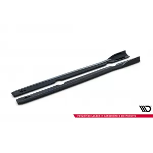 Maxton Design Version 2 Spoiler-Set geeignet für Seitenschweller, Frontstoßstange, Heckstoßstange und Kofferraum des Ford Fiesta ST 2013-2017, Glänzendes Schwarz-image-6350000