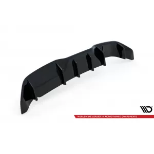 Maxton Design Version 2 Spoiler-Set geeignet für Seitenschweller, Frontstoßstange, Heckstoßstange und Kofferraum des Ford Fiesta ST 2013-2017, Glänzendes Schwarz-image-6350002