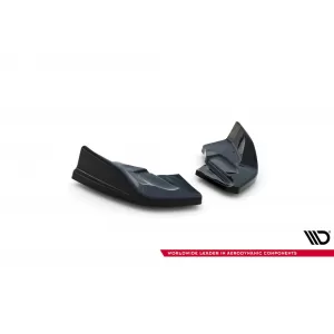 Maxton Design Version 2 Spoiler-Set geeignet für Seitenschweller, Frontstoßstange, Heckstoßstange und Kofferraum des Ford Fiesta ST 2013-2017, Glänzendes Schwarz-image-6350003