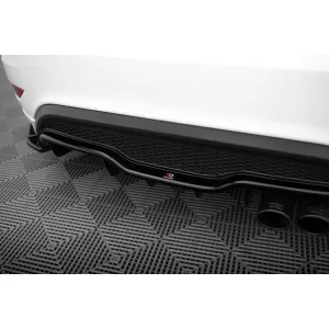 Maxton Design Version 2 Spoiler-Set geeignet für Seitenschweller, Frontstoßstange, Heckstoßstange und Kofferraum des Ford Fiesta ST 2013-2017, Glänzendes Schwarz-image-6350013