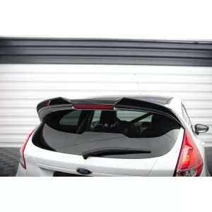 Maxton Design Version 2 Spoiler-Set geeignet für Seitenschweller, Frontstoßstange, Heckstoßstange und Kofferraum des Ford Fiesta ST 2013-2017, Glänzendes Schwarz-image-6350016