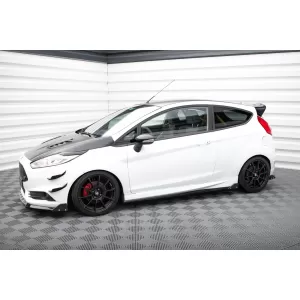 Maxton Design Version 3 Spoiler-Set geeignet für Seitenschweller, Front-, Heckstoßstange und Kofferraum des Ford Fiesta ST 2013-2017, Glänzend Schwarz-image-6350027