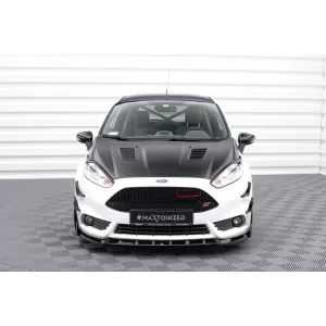 Maxton Design Version 3 Spoiler-Set geeignet für Seitenschweller, Front-, Heckstoßstange und Kofferraum des Ford Fiesta ST 2013-2017, Glänzend Schwarz-image-6350029