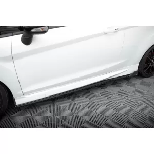 Maxton Design Version 3 Spoiler-Set geeignet für Seitenschweller, Front-, Heckstoßstange und Kofferraum des Ford Fiesta ST 2013-2017, Glänzend Schwarz-image-6350031