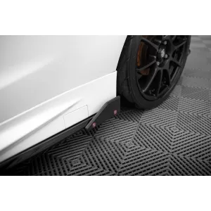 Maxton Design Version 3 Spoiler-Set geeignet für Seitenschweller, Front-, Heckstoßstange und Kofferraum des Ford Fiesta ST 2013-2017, Glänzend Schwarz-image-6350032