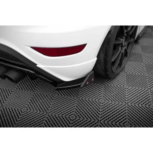 Maxton Design Version 3 Spoiler-Set geeignet für Seitenschweller, Front-, Heckstoßstange und Kofferraum des Ford Fiesta ST 2013-2017, Glänzend Schwarz-image-6350036