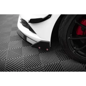 Maxton Design Version 3 Spoiler-Set geeignet für Seitenschweller, Front-, Heckstoßstange und Kofferraum des Ford Fiesta ST 2013-2017, Glänzend Schwarz-image-6350037