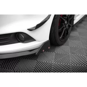 Maxton Design Version 3 Spoiler-Set geeignet für Seitenschweller, Front-, Heckstoßstange und Kofferraum des Ford Fiesta ST 2013-2017, Glänzend Schwarz-image-6350039