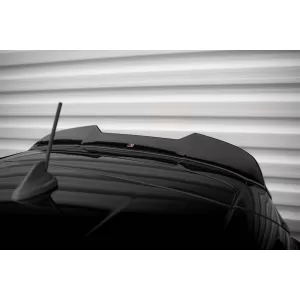Maxton Design version 2 spoiler set suitable for side skirts, front, rear bumper and trunk of Ford Fiesta ST 2021-2024, Gloss Black