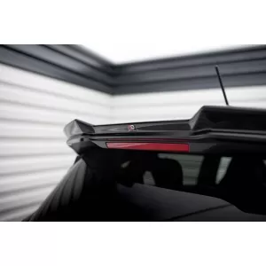 Maxton Design version 2 spoiler set suitable for side skirts, front, rear bumper and trunk of Ford Fiesta ST 2021-2024, Gloss Black