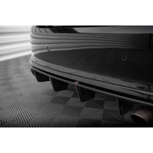 Maxton Design version 2 spoiler set suitable for side skirts, front, rear bumper and trunk of Ford Fiesta ST 2021-2024, Gloss Black