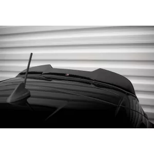 Maxton Design version 3 spoiler set suitable for side skirts, front, rear bumper and trunk of Ford Fiesta ST 2021-2024, Gloss Black