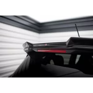 Maxton Design version 3 spoiler set suitable for side skirts, front, rear bumper and trunk of Ford Fiesta ST 2021-2024, Gloss Black